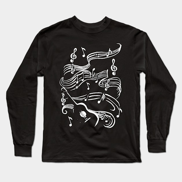 Music Long Sleeve T-Shirt by An_dre 2B